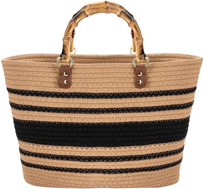 IMstore - Tote Bag - Retro Strandtas - en Modebewust - Handgeweven