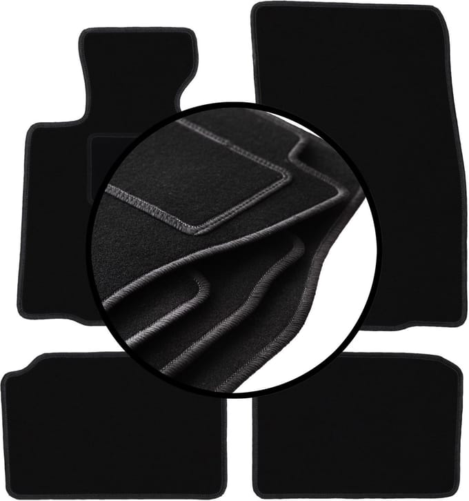 Complete set veloursmatten voor: Mini Countryman R60 hatchback (2010-2017)