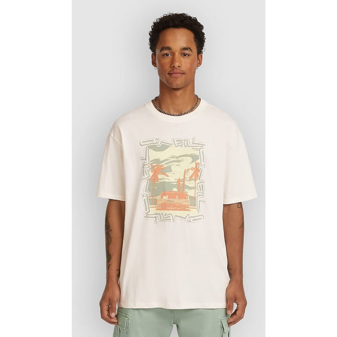 O'Neill Photo Front Print T-Shirt wit