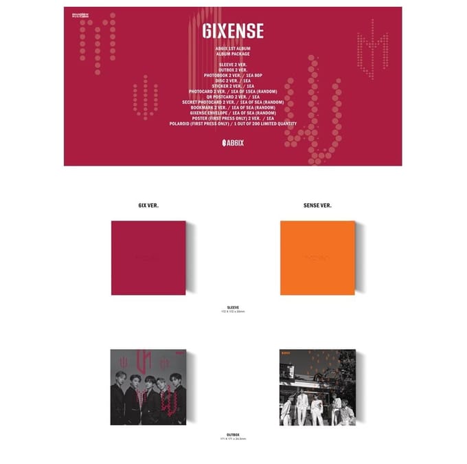 AB6IX - Vol.1 [6IXENSE] Album orange