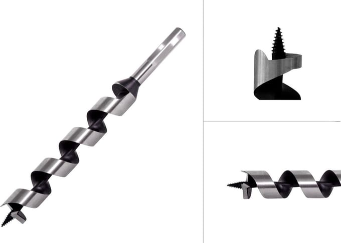 Wovar Slangenboor voor hout 9 x 230 mm | Per Stuk