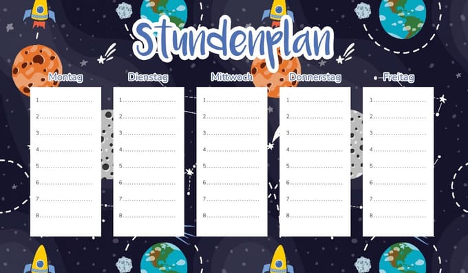 Wallvy - Magnetische Lesplan - Sterrenbeelden - 30x17,5CM