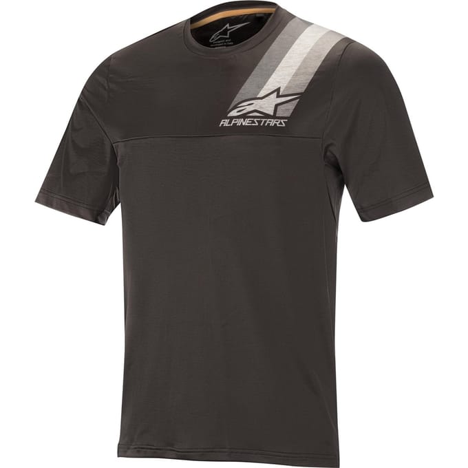 Alpinestars - Maat S - Alps 4.0 SS Fietsshirt - Melange Dark Gray Black