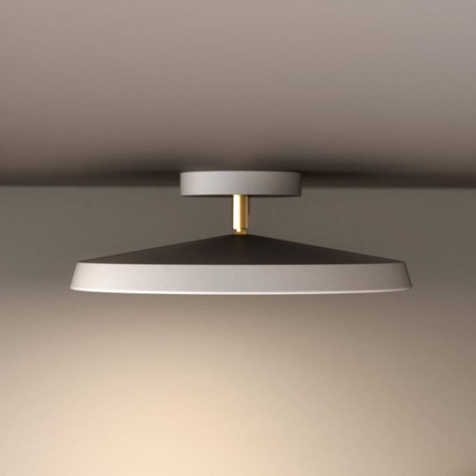 DFTP by Nordlux LED plafondlamp Kaito 2 Pro, Ø 30 cm, wit, afstand
