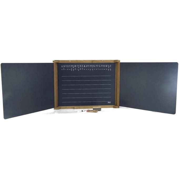 Dubbelzijdig krijtbord Jeujura Wooden Triptych