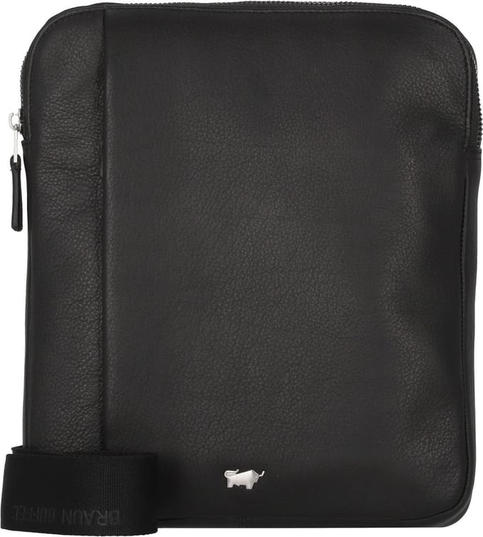 Braun Büffel Leren Schoudertas Golf 2.0 Bags Crossover Bag Black Zwart