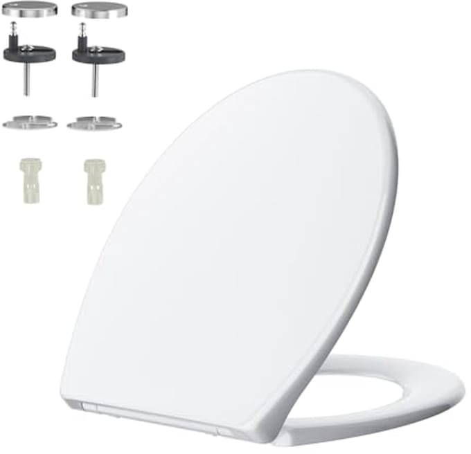 Ergonomisch O-vormig Toiletzitting met Antibacterieel Ontwerp en Demping
