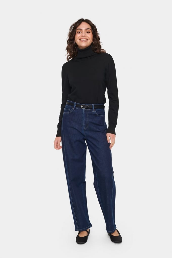 Saint Tropez J2046, MilaSZ Rollneck Pullover Dames Trui - Maat M