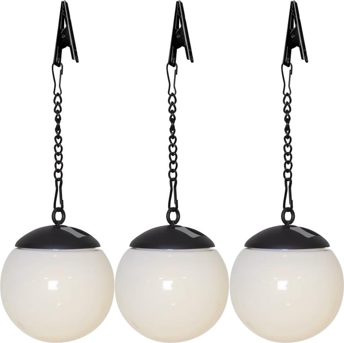 Star Trading buitenhanglamp op zonne-energie, globe