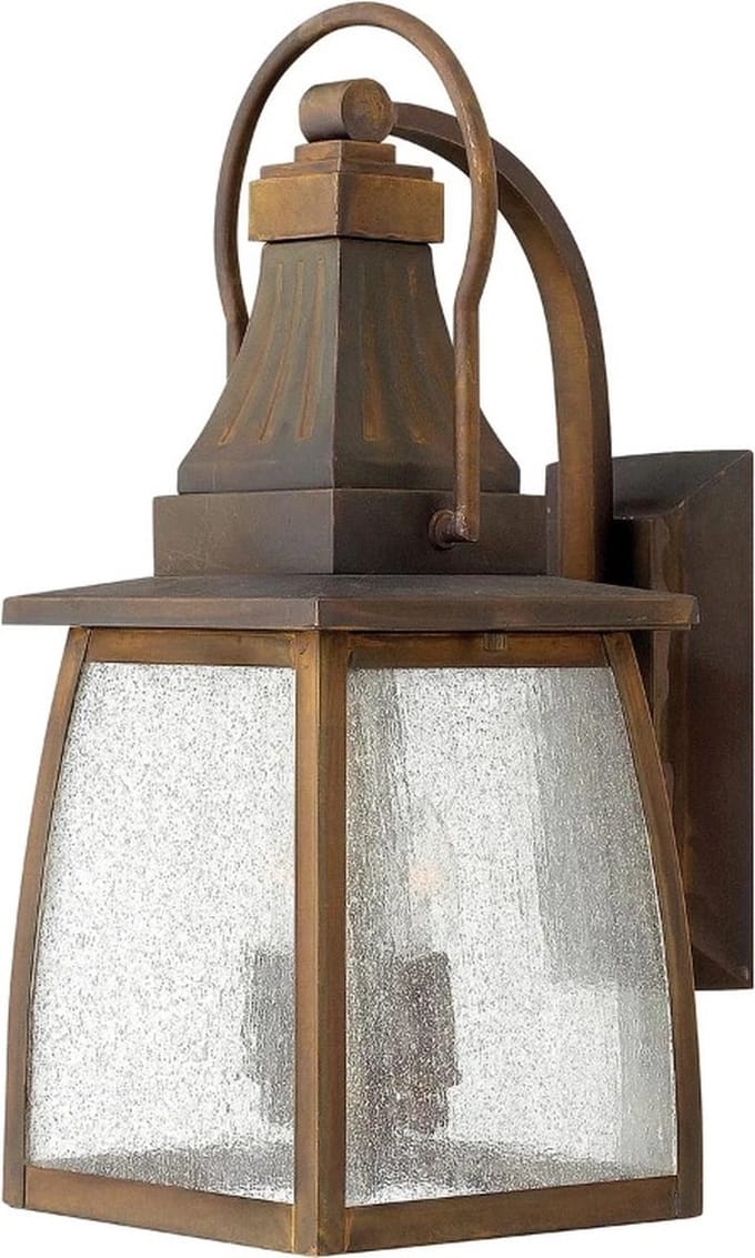 Hinkley LED Wand Buitenlamp Montauk | 2X E14 Max 60W | IP44 | Dimbaar | Sienna