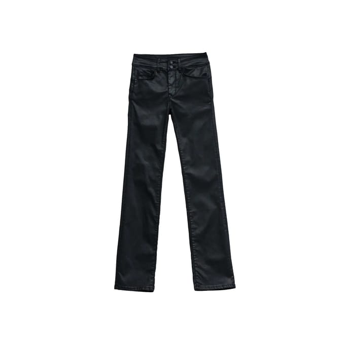 Jeans Straight in Coating Dames Salsa Jeans Secret Push In