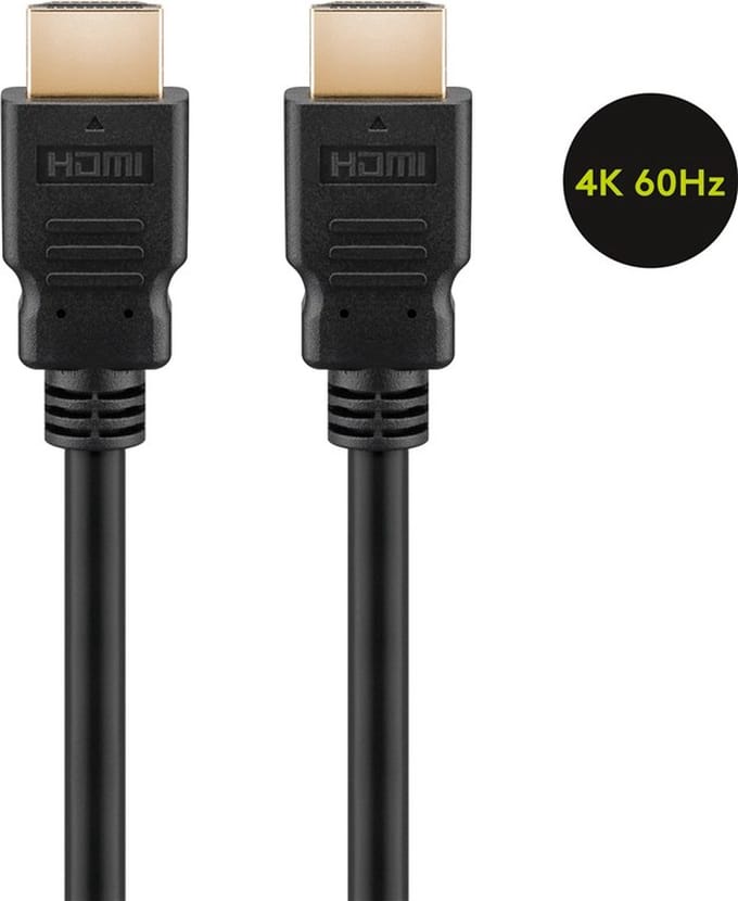 Goobay High Speed HDMI-kabel met Ethernet, 4K/60 Hz, Cable Tag, 3 m
