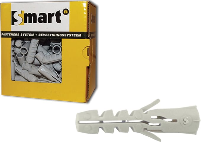 SMART | Nylon spreidplug zndr boord SMART Ø 6x30 | 100 st