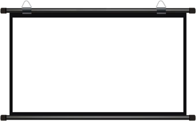 Projectiescherm Handmatig - Film Scherm - Thuis Bioscoop - 4K Full HD - 60 Inch - Wit