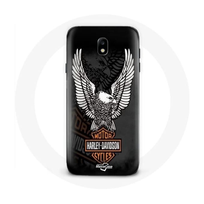 Samsung Galaxy J3 2017 hoesje Harley Davidson adelaarlogo