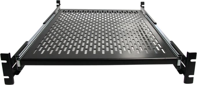 StarTech.com UNISLDSHF19 - 2U - Sliding Rack Shelf