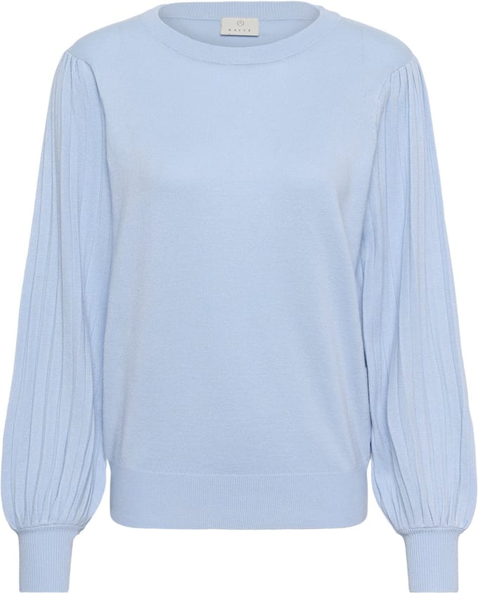 Kaffe KAlone Knit Pullover Dames Trui - Powder Blue