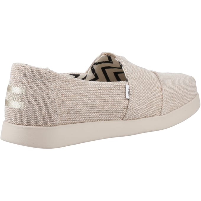 TOMS Alpargata Plus Jute Vrouwen Espadrilles Naturel