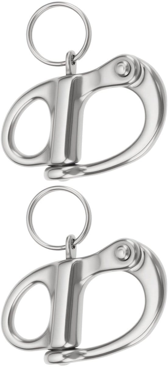 Allecto - Vaste Snap Sluiting - 100 kg Draagvermogen - Zilver - Voor