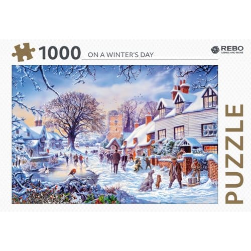 Rebo legpuzzel 1000 stukjes - On a winter's day