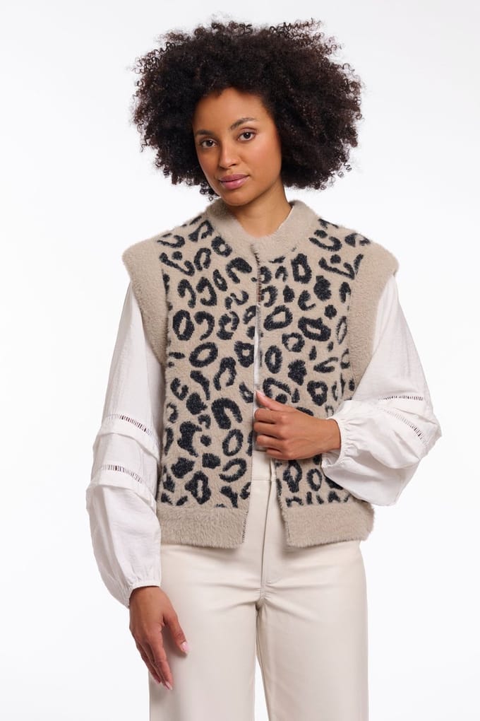 Rino & Pelle Jassen - Elona waistcoat - Panterprint