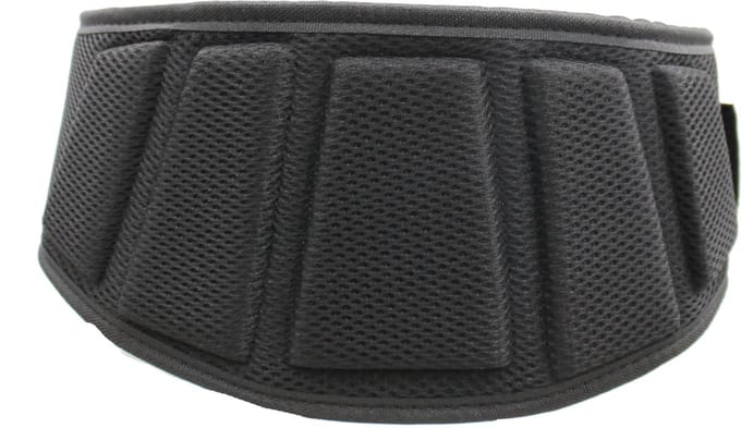 Fitness Riem Support Heren/Dames Zwart Mesh L
