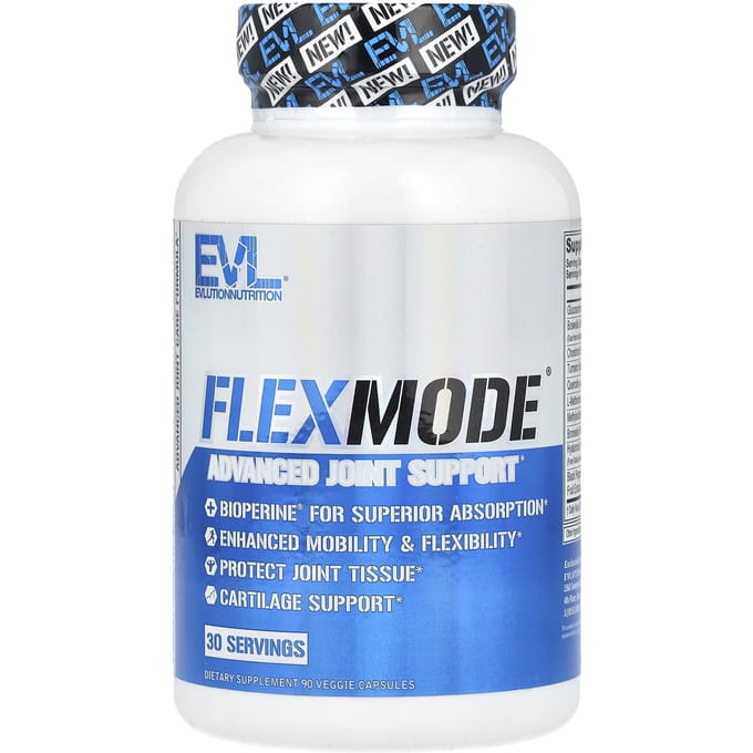 EVLution Nutrition, FlexMode®, Geavanceerde Gewrichtsondersteuning, 90 Vegetarische Capsules
