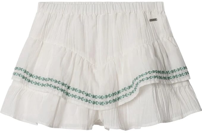 Pepe Jeans Hetty Korte Sportbroek Wit 10 Years Meisje