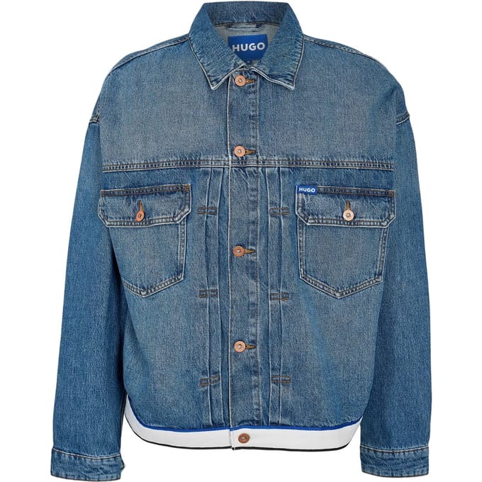 Hugo Corso-spijkerjas voor heren (Medium Blauw)