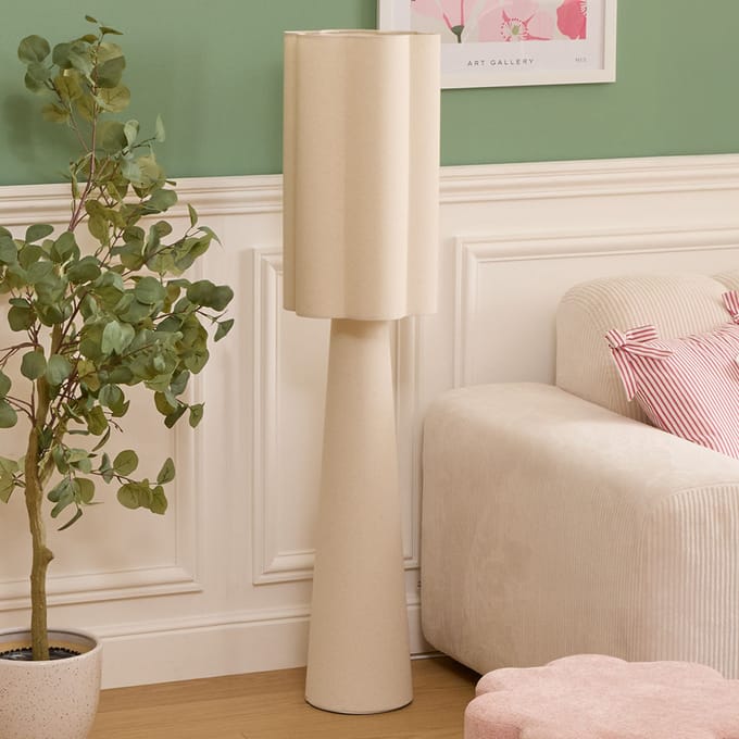 Eazy Living Vloerlamp Katrin Beige