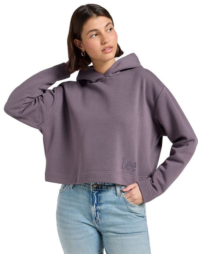 Lee 112371338 Hoodie Paars S Vrouw