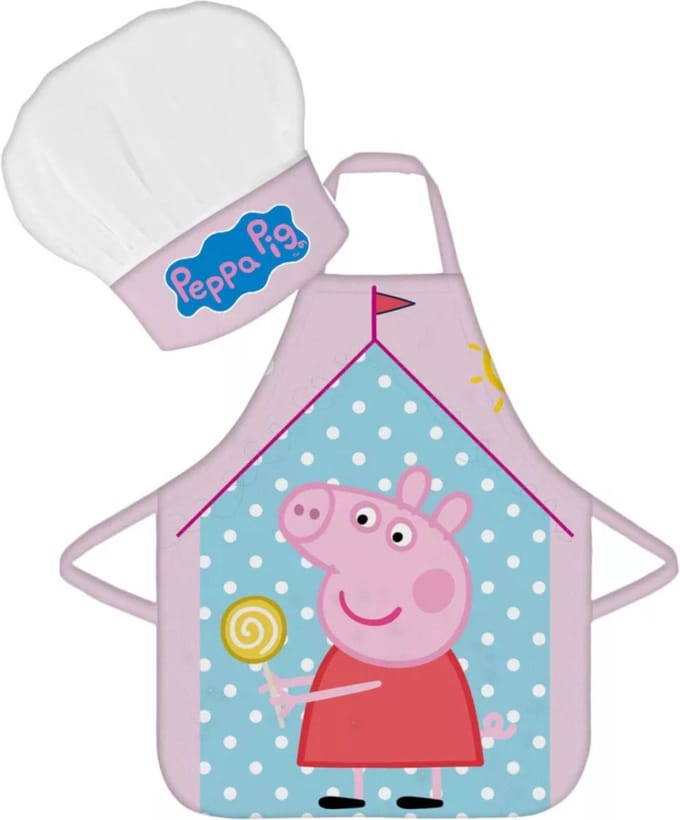 Peppa Pig House kinderschort in twee delen