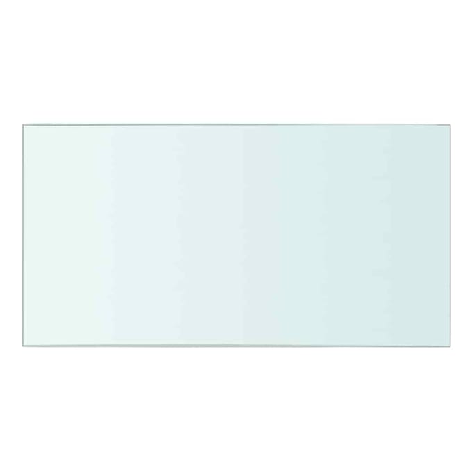 vidaXL - Schappen - 2 - st - 30x12 - cm - glas - transparant