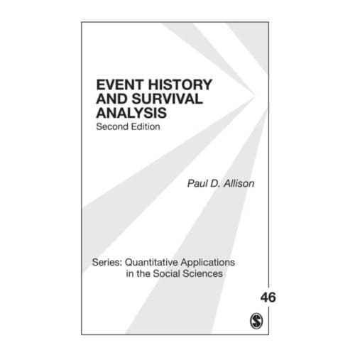 Event History And Survival Analysis - Allison
