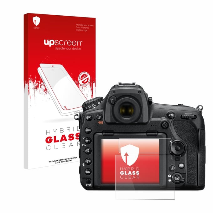 upscreen - Screenprotector voor Nikon D850 - Folie Beschermfolie Beschermglas transparant