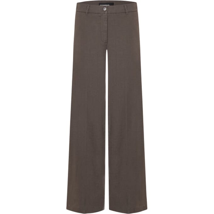 Linnen broek met steekzakken model 'ADRIENNE'