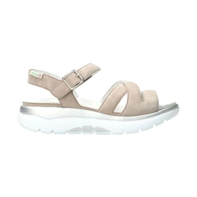 Mephisto Sano Noane - dames rollende wandelsandaal - Taupe - maat 35 (EU) 2.5 (UK)