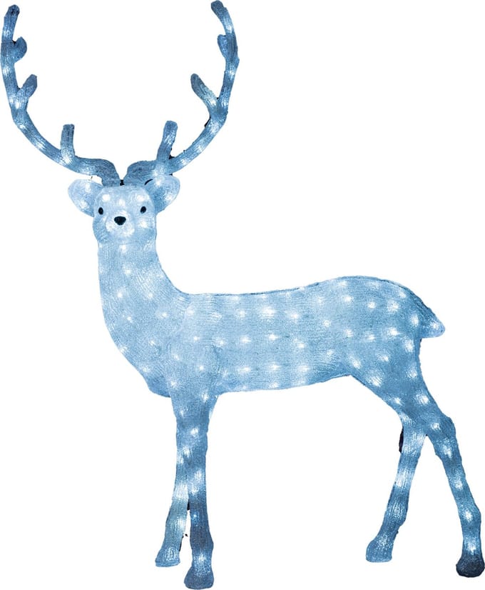 Feeric Lights & Christmas Kerstverlichting figuur -rendier -118,5 cm -200 leds -helder wit
