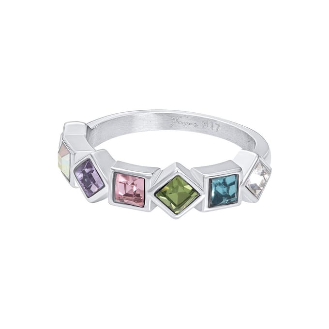 Fame-Flourish-Zilverkleurig-Dames Ring