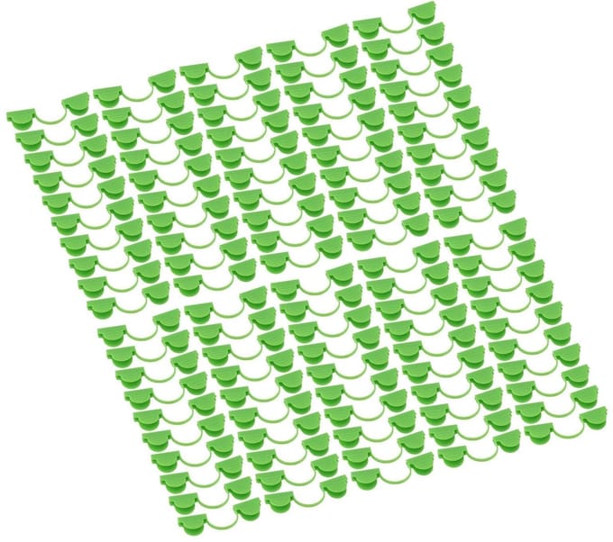 Dailygoods- Plantentunnelclips 100 Stuks - Duurzaam Plastic - Klem