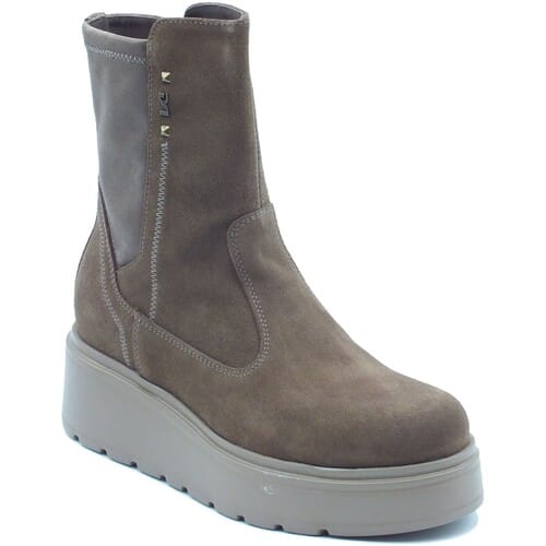 Low Boots NeroGiardini I618111D Velour Col.