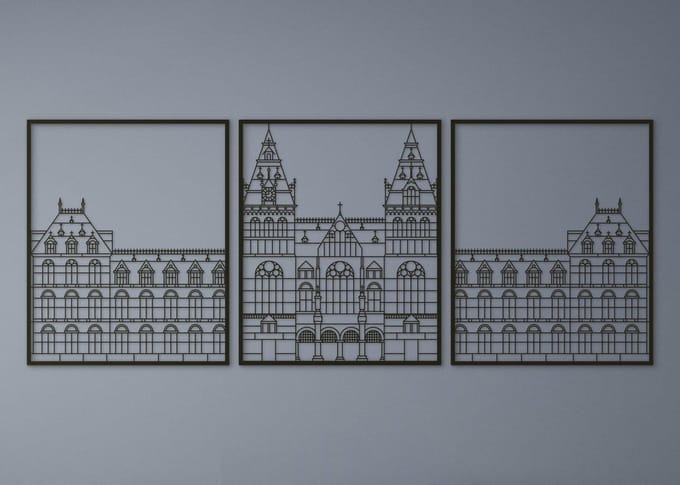 Wanddecoratie | Rijksmuseum Amsterdam - L (60x150cm)