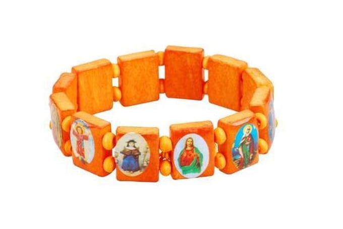 Behave - Armband met heiligen afbeeldingen - spiritueel retro accessoire