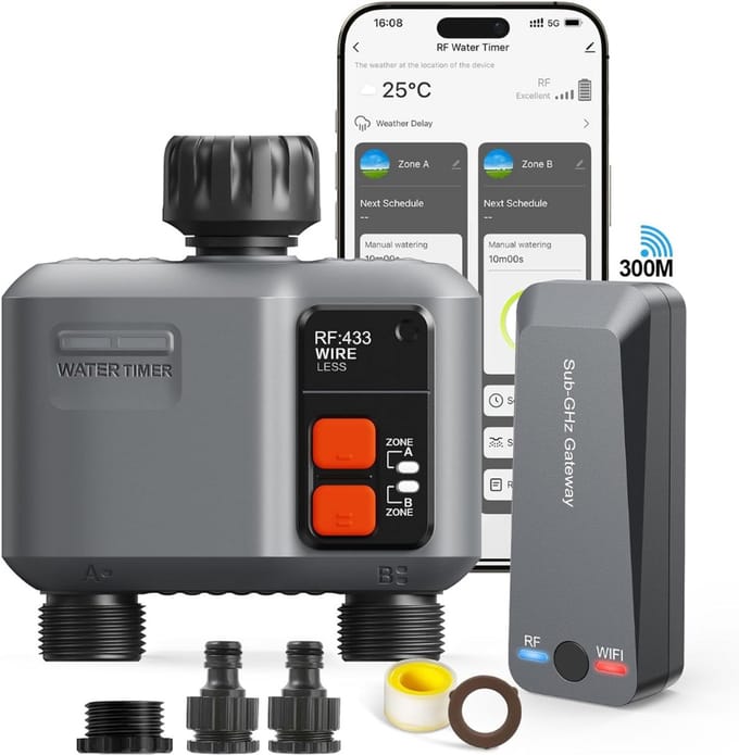 DailySupplies® Beregeningscomputer - Besproeiingscomputer voor Hydrofoorpomp - Watercomputer