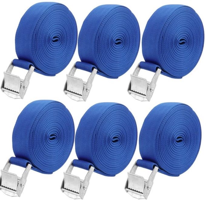 Allecto - Spanbanden - Verstelbare spanriemen - Heavy duty - Blauw