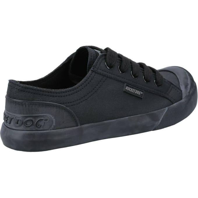Rocket Dog Vrouwen/dames Jazzin Canvas Fable Trainer (Zwart)