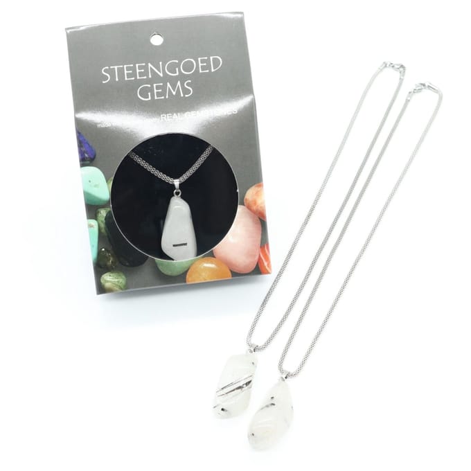 Gemstone ketting Tourmalijn kwarts