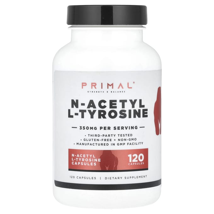 N-Acetyl L-Tyrosine, 350 mg, 120 Capsules