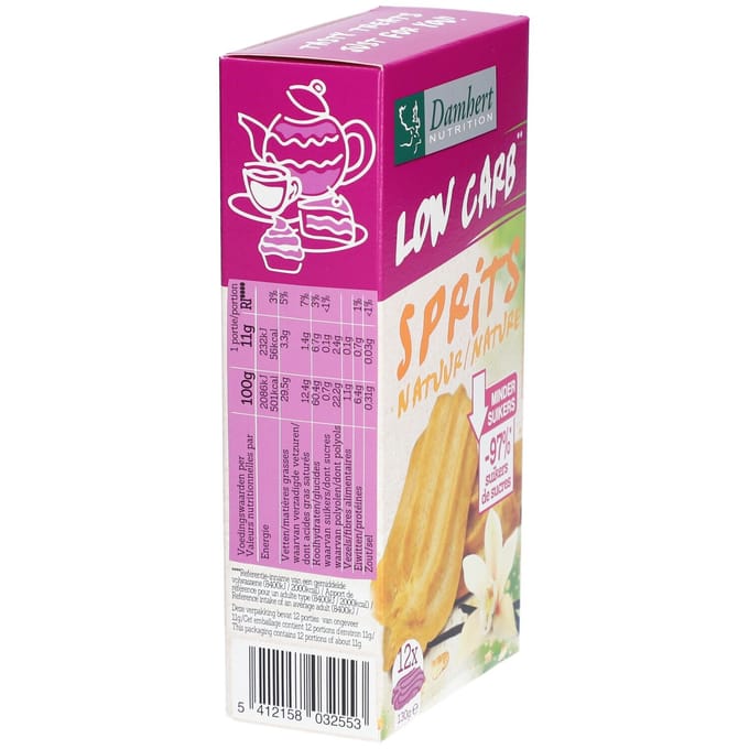 Damhert Sprits Natuur Minder Suikers - 130 gr