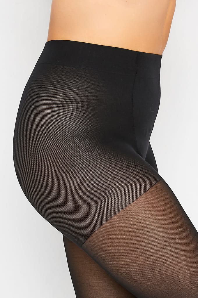Yours 80 Denier Panty Met Corrigerende Werking In Zwartsize 44-48